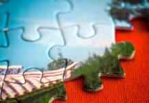 일상 속에서 실천하는 뇌건강, 작지만 확실한 변화 만들기 a piece of a puzzle with a picture of a bridge on it